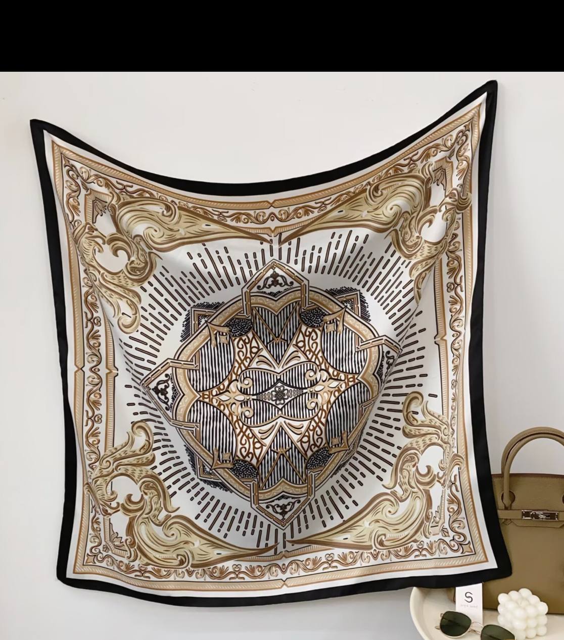 روسری ابریشم تویل