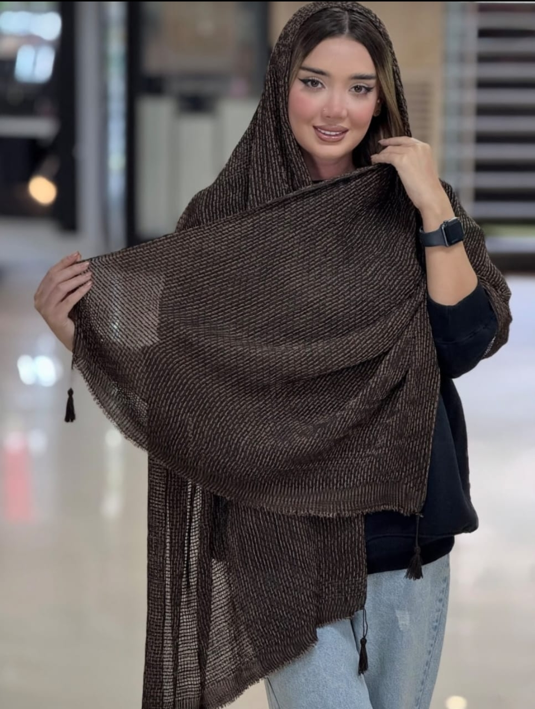 شال لب ریش وارداتی